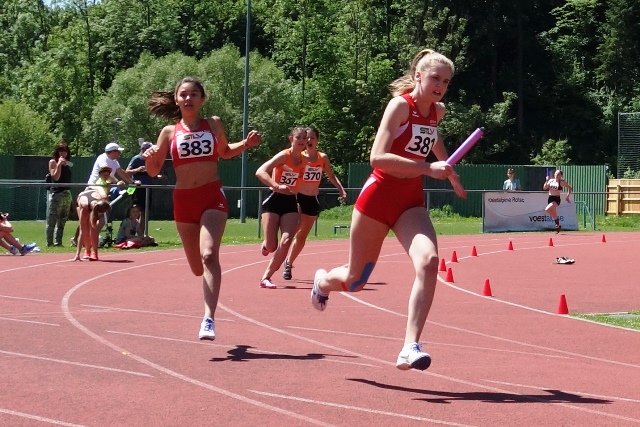 Louisa Winter & Valentina Weikl - U18, 4x100m